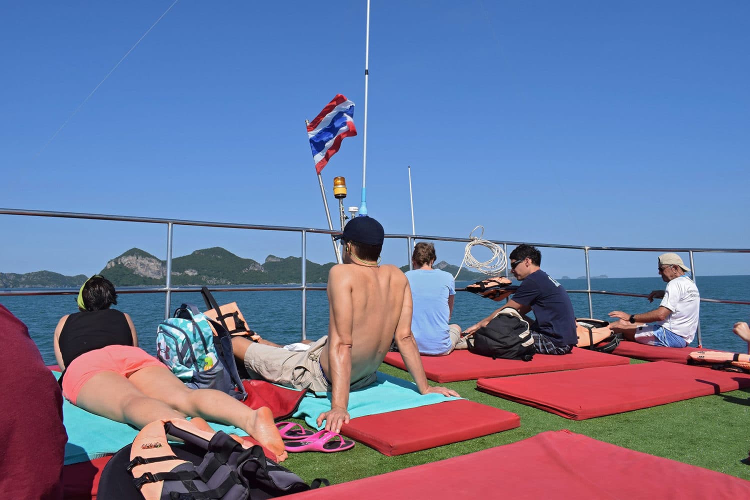 Ang Thong Tour Boot Sonnendeck