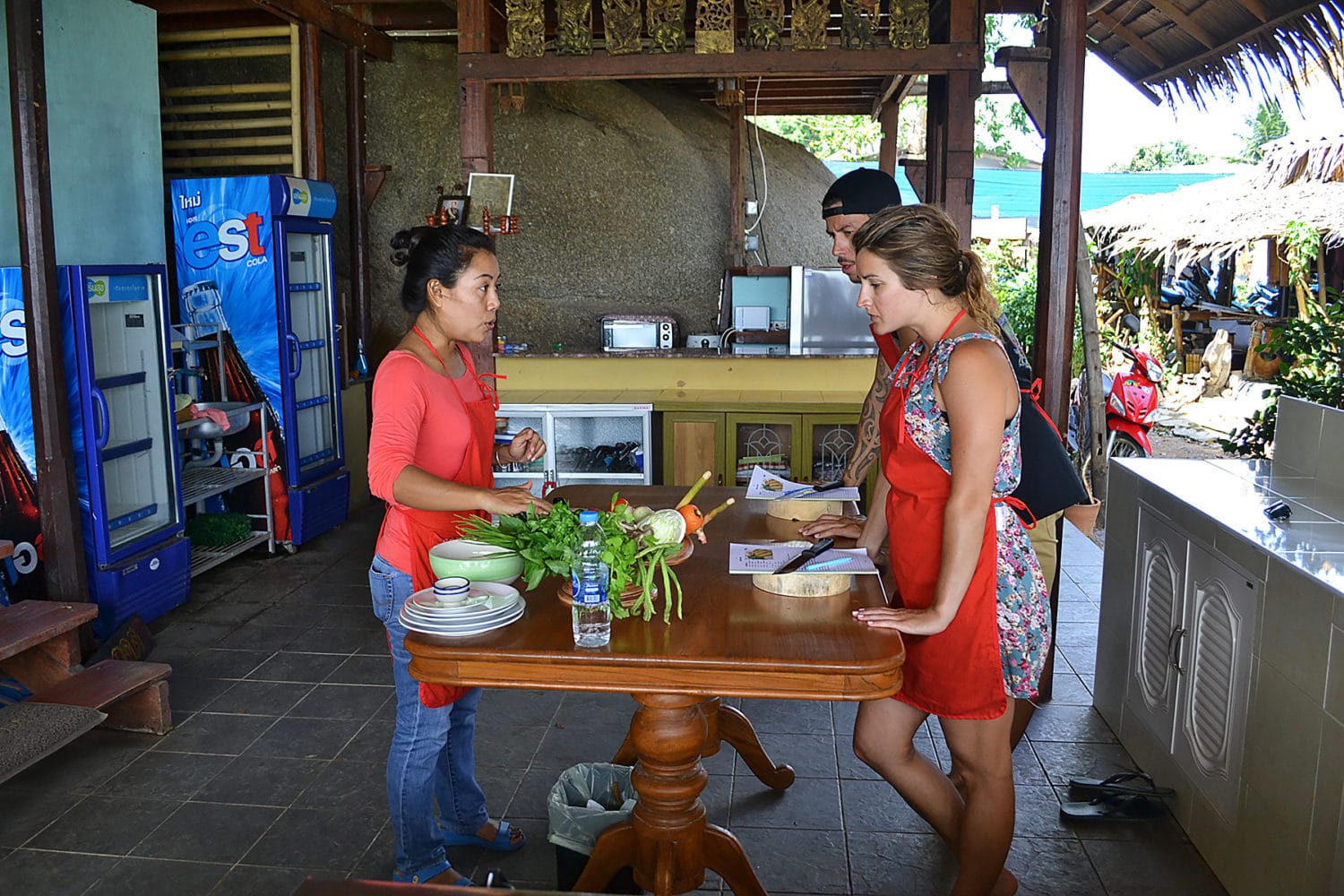 Thai Kochkurs Menübesprechung